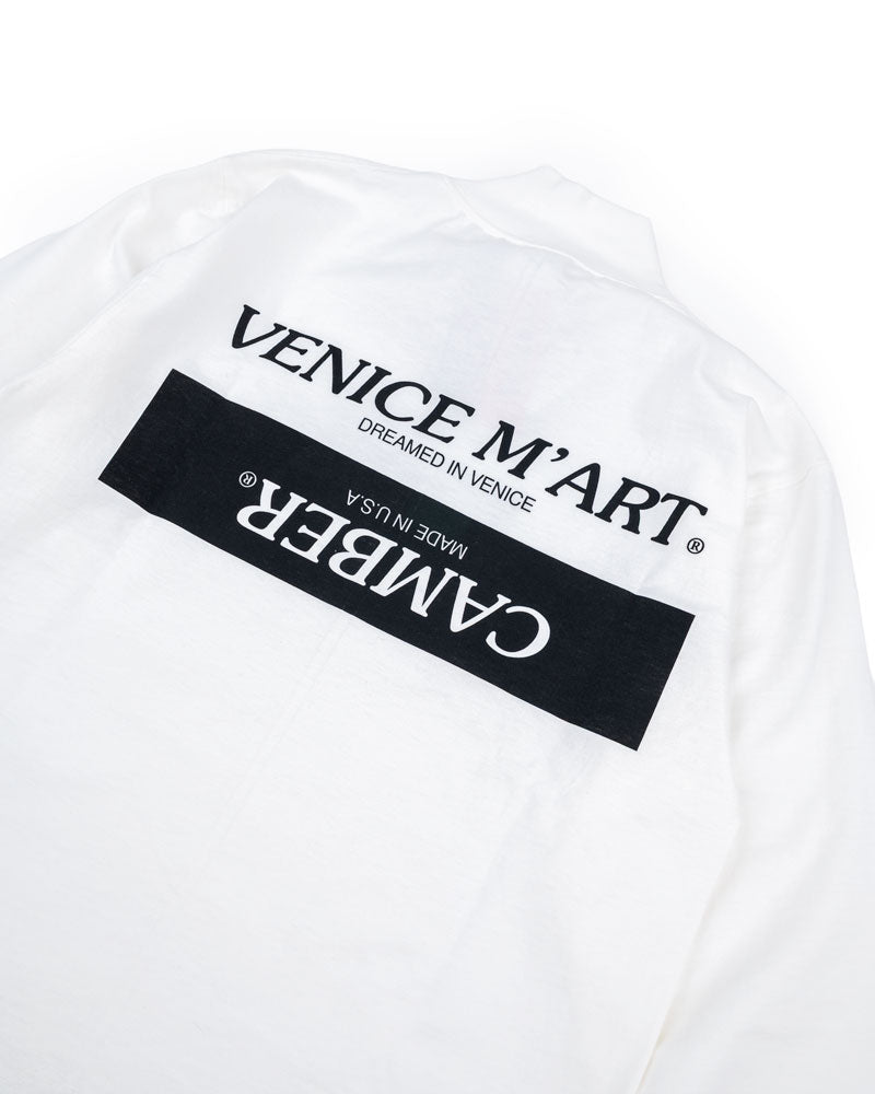VENICE M'ART MOCK TURTLE LONG SLEEVE T-SHIRT