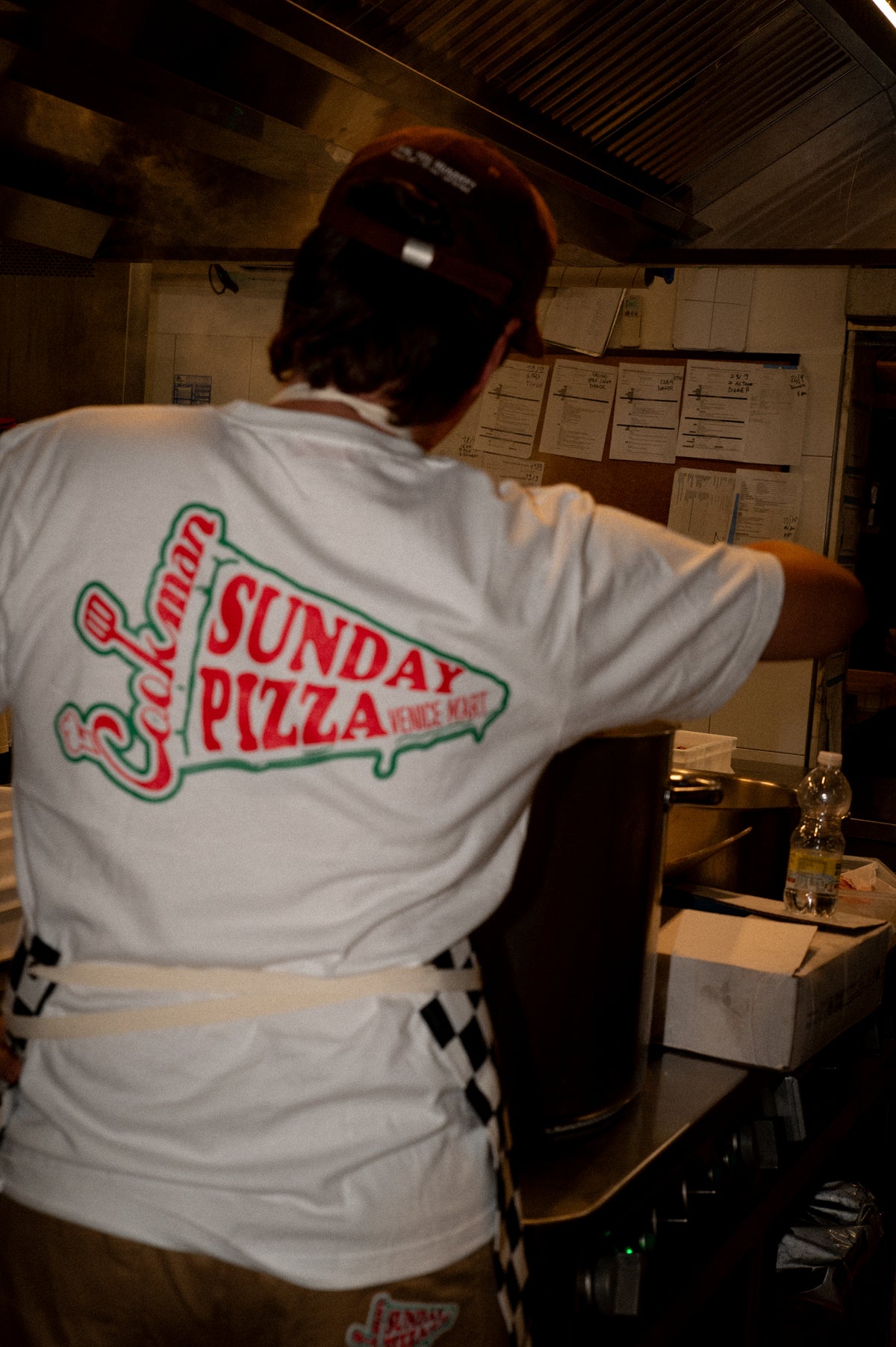 VENICE M’ART SUNDAY PIZZA T-SHIRT