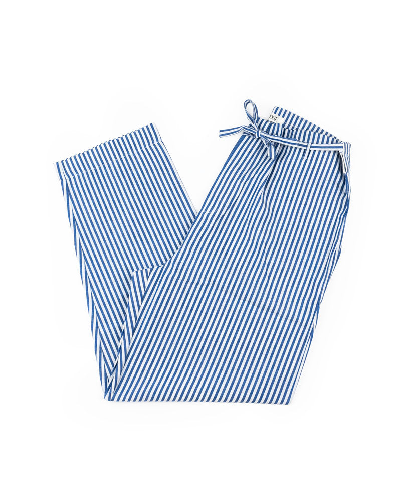 DRAWSTRING TROUSER STRIPED