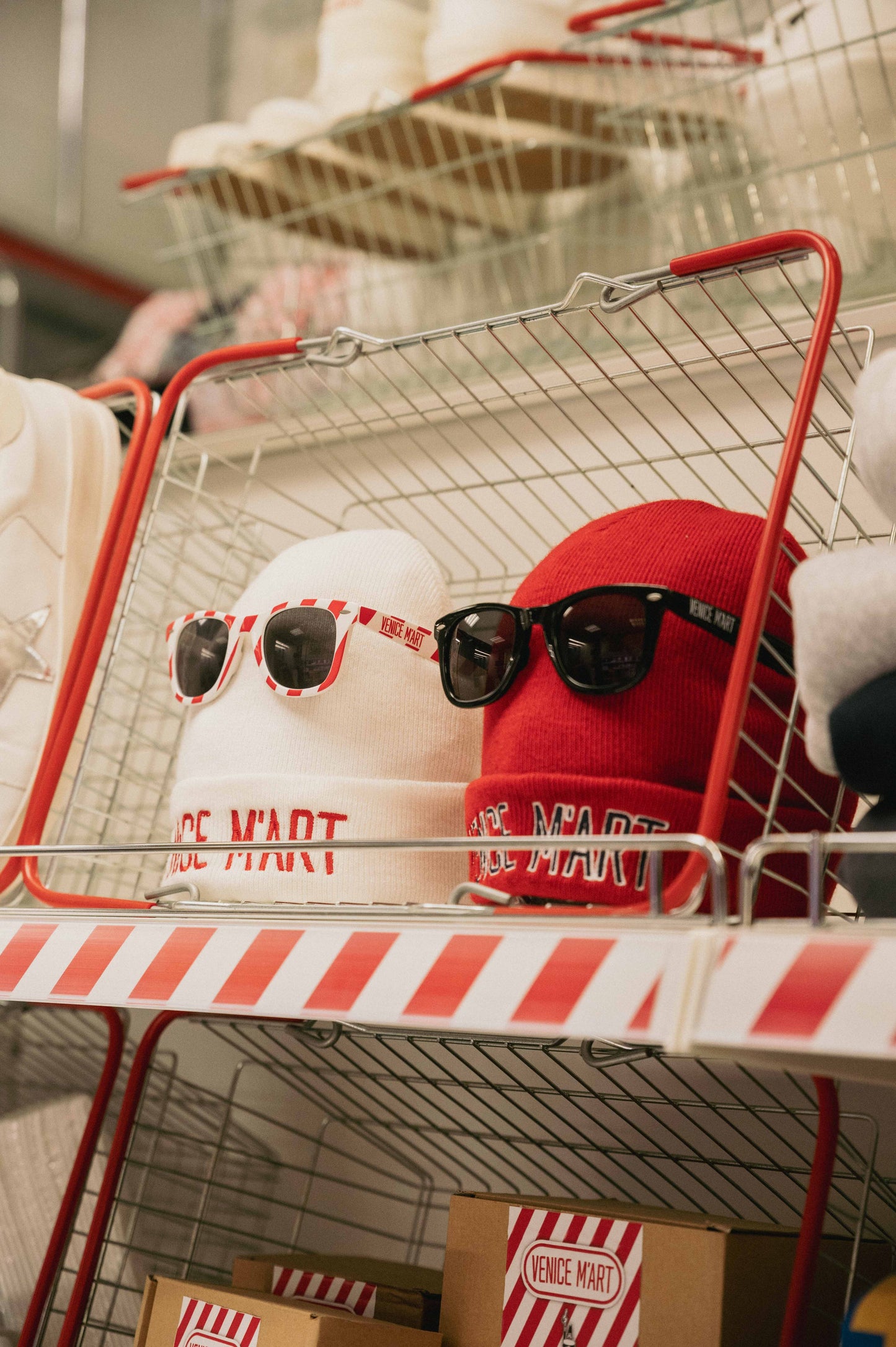 RED & WHITE SUNGLASSES