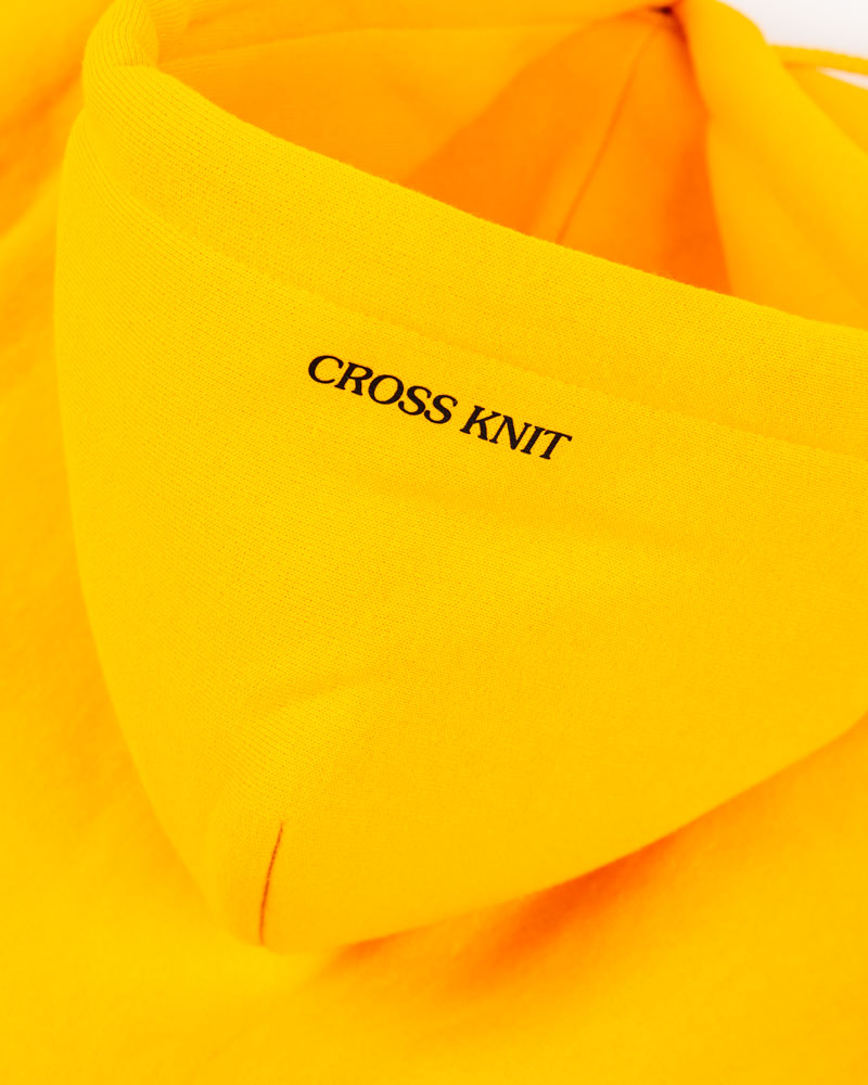 VENICE M'ART CROSS KNIT PULLOVER HOODIE