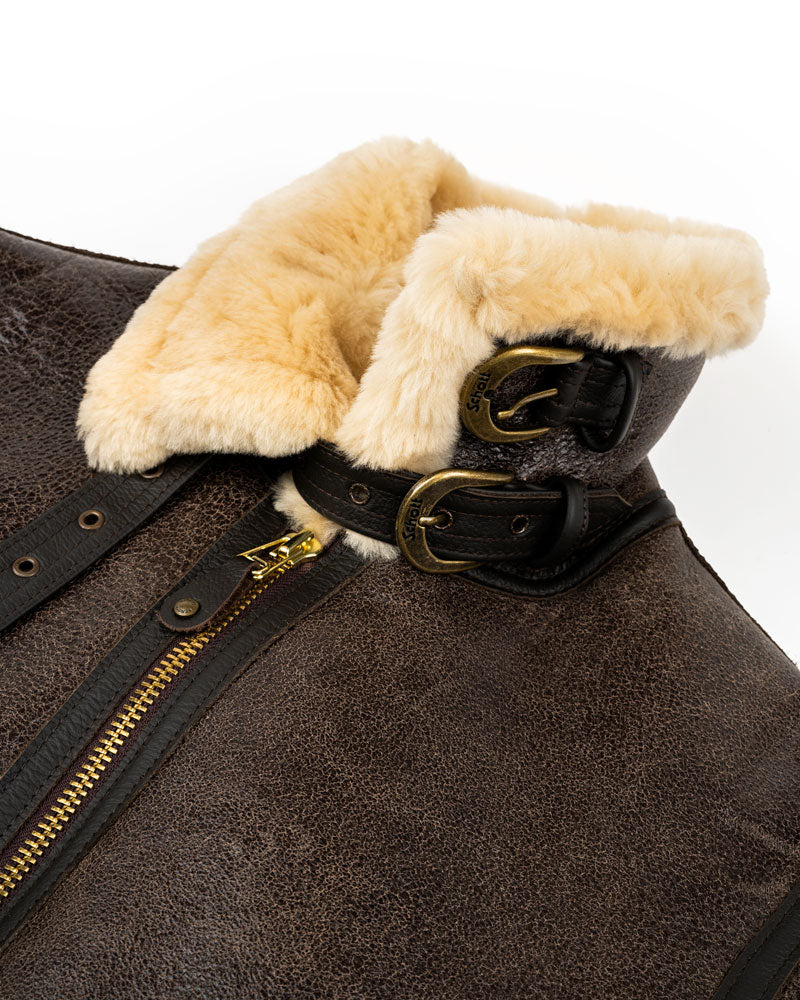 Venice M'Art Leather Bomber Jacket