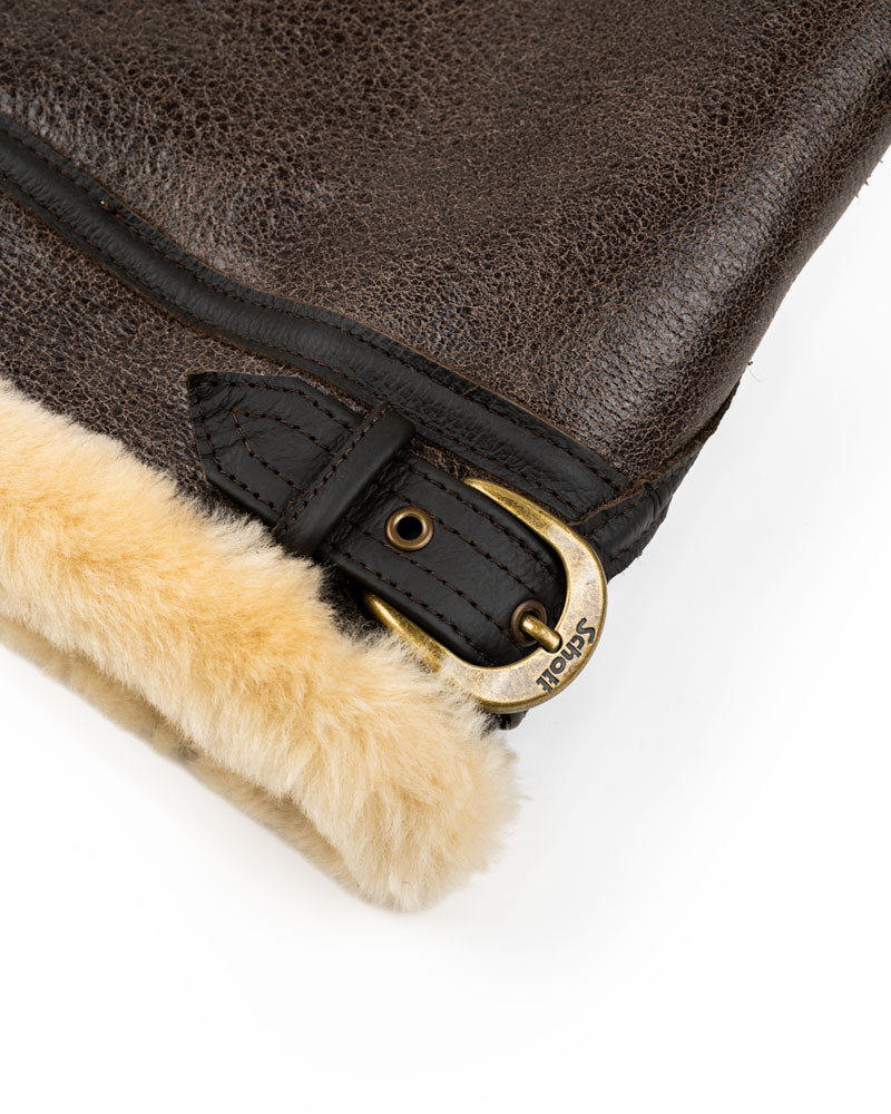 Venice M'Art Leather Bomber Jacket