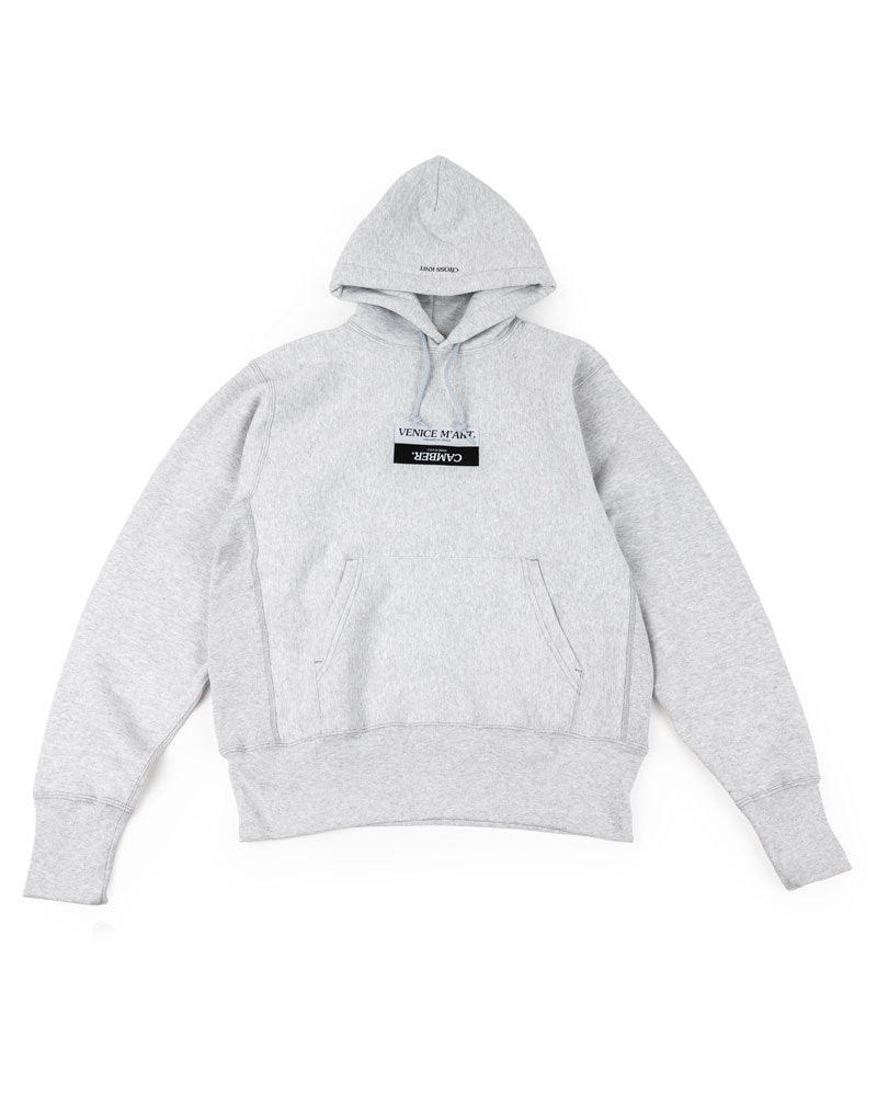 VENICE M'ART CROSS KNIT PULLOVER HOODIE