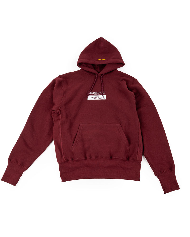 VENICE M'ART CROSS KNIT PULLOVER HOODIE