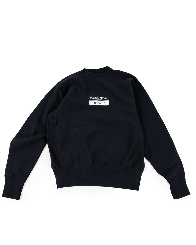 VENICE M'ART CROSS KNIT CREW NECK