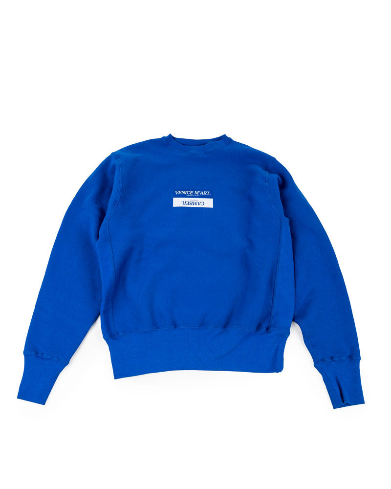 VENICE M'ART CROSS KNIT CREW NECK
